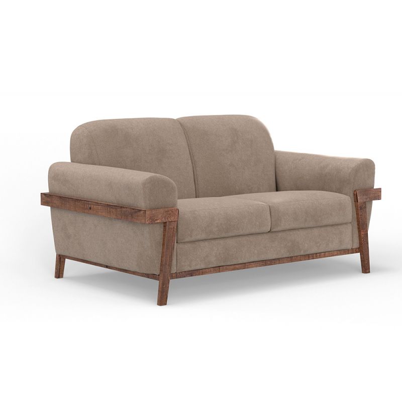 IFD - Loft Brown - Wooden Frame & Base, Loveseat - IUP644-LOV-152