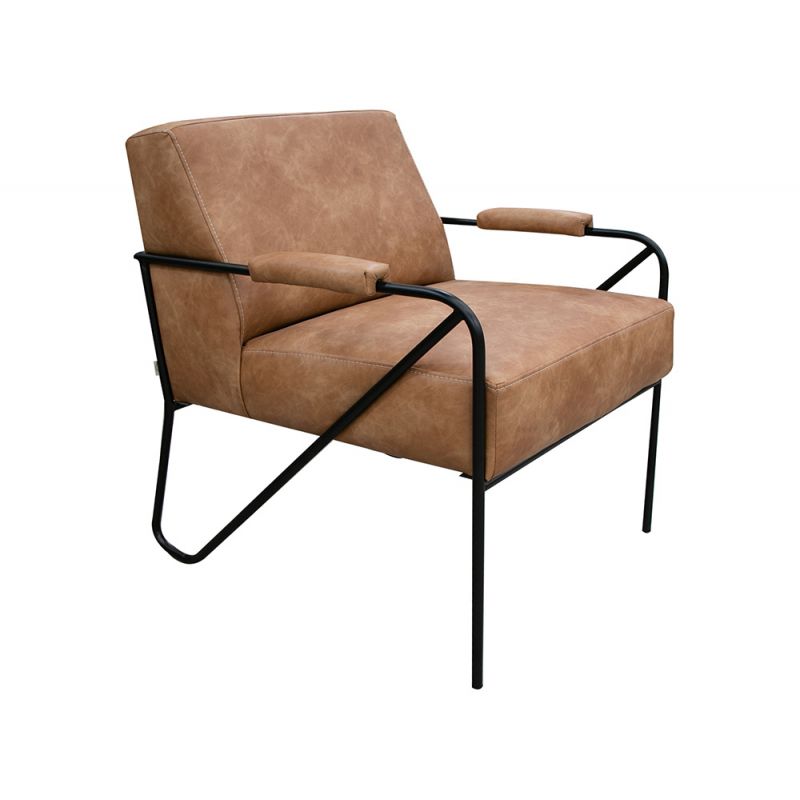 IFD - Lotus - Wooden Frame & Metal Base, Armchair - IUP132-ACH-202