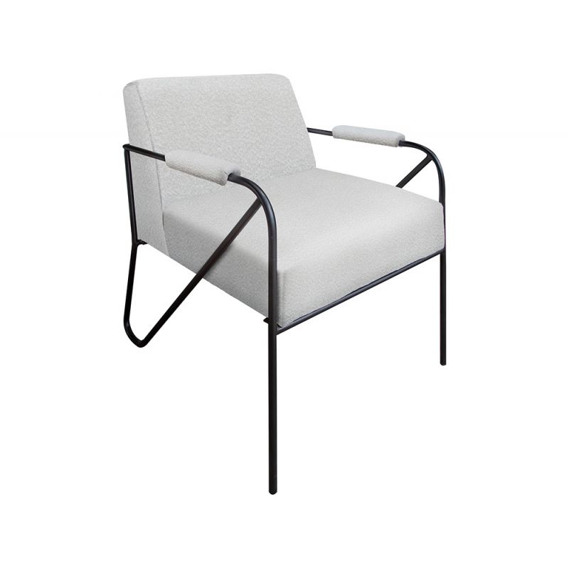 IFD - Lotus - Wooden Frame & Metal Base, Armchair - IUP132-ACH-101