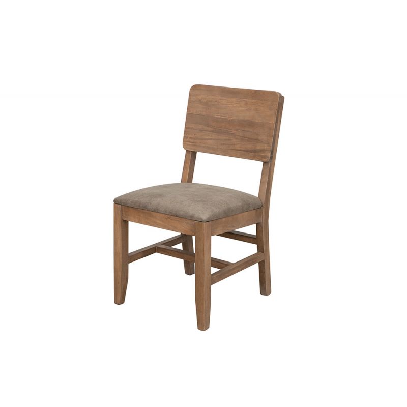 IFD - Natural Parota - Upholstered Seat Wooden Chair (Set of 2) - IFD8681CHR