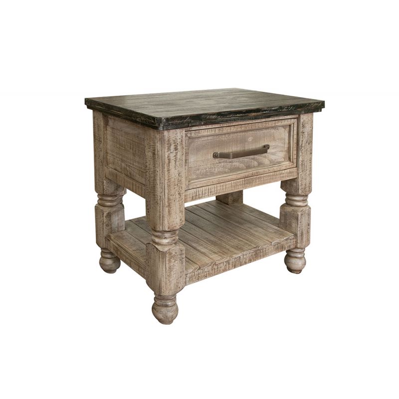 IFD - Natural Stone - 1 Drawer, Nightstand - IFD4091NTS