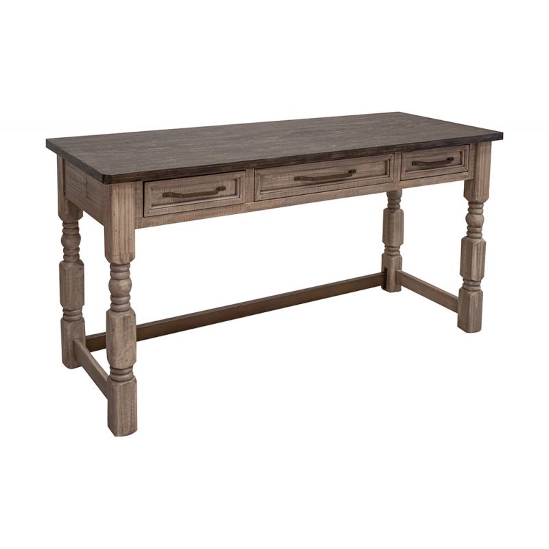 IFD - Natural Stone - 3 Drawer Desk - IFD4091DSK