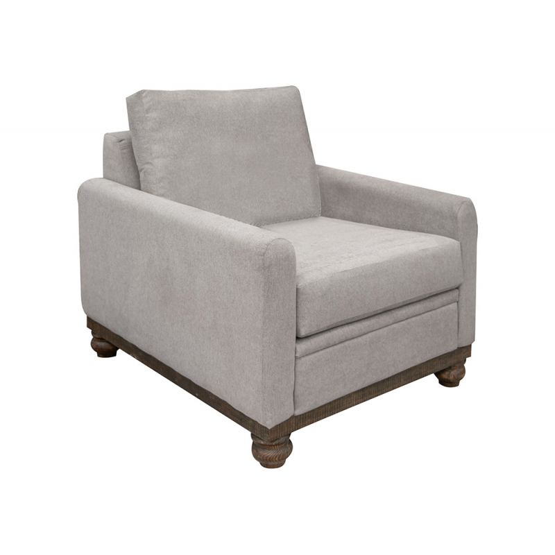 IFD - Pueblo Gray - Wooden Frame & Base, Armchair - IUP340-ACH-161