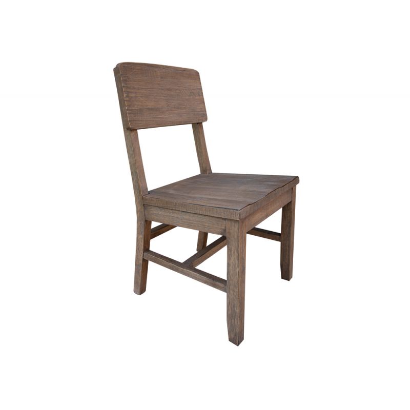 IFD - Sahara Wood Seat Chair (Set of 2) - IFD2951CHR