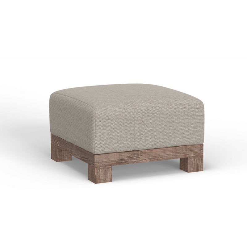 IFD - Samba - Wooden Frame & Base, Upholstered Square Ottoman - IUP298-OTT-161