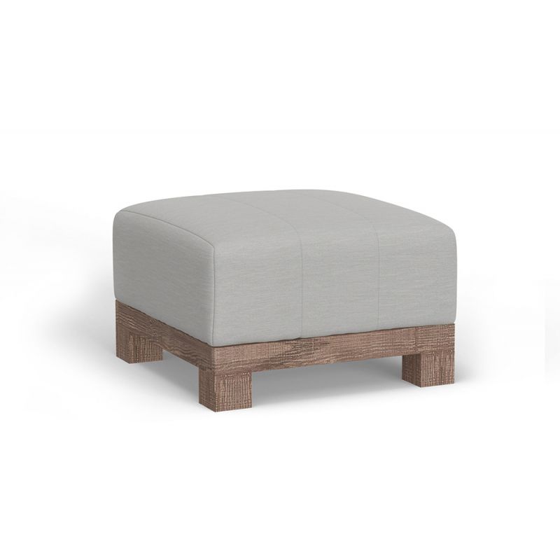 IFD - Samba - Wooden Frame & Base, Upholstered Square Ottoman - IUP298-OTT-131