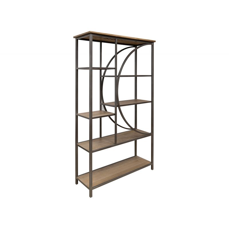 IFD - Zandria - 4 Shelves Bookcase - IFD8911BKS