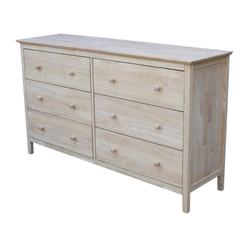 International Concepts - Dresser with 6 Drawers - BD-8006