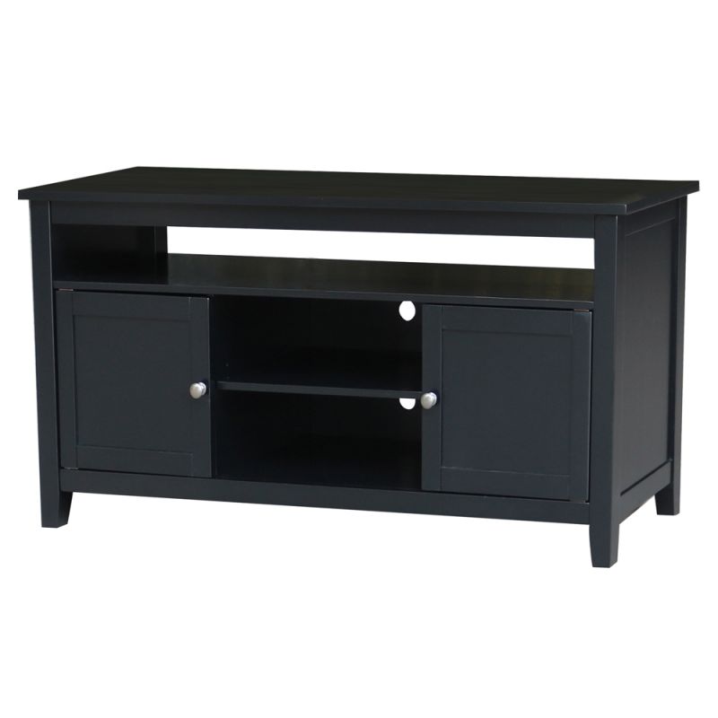 International Concepts - Entertainment / Tv Stand with 2 Doors in Black Finish - TV46-51