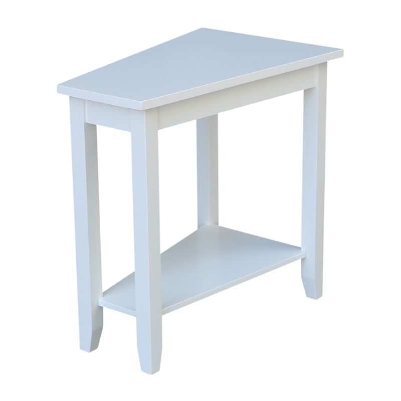International Concepts - Keystone Accent Table in White Finish - OT08-45