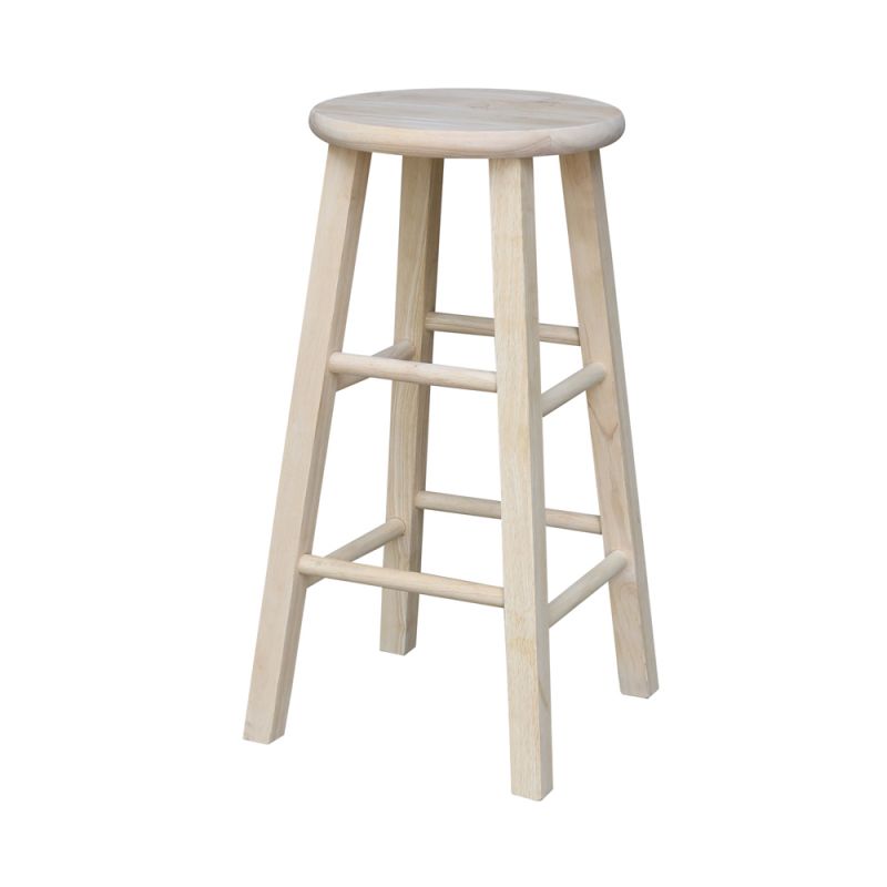 International Concepts - Round Top Stool - 24