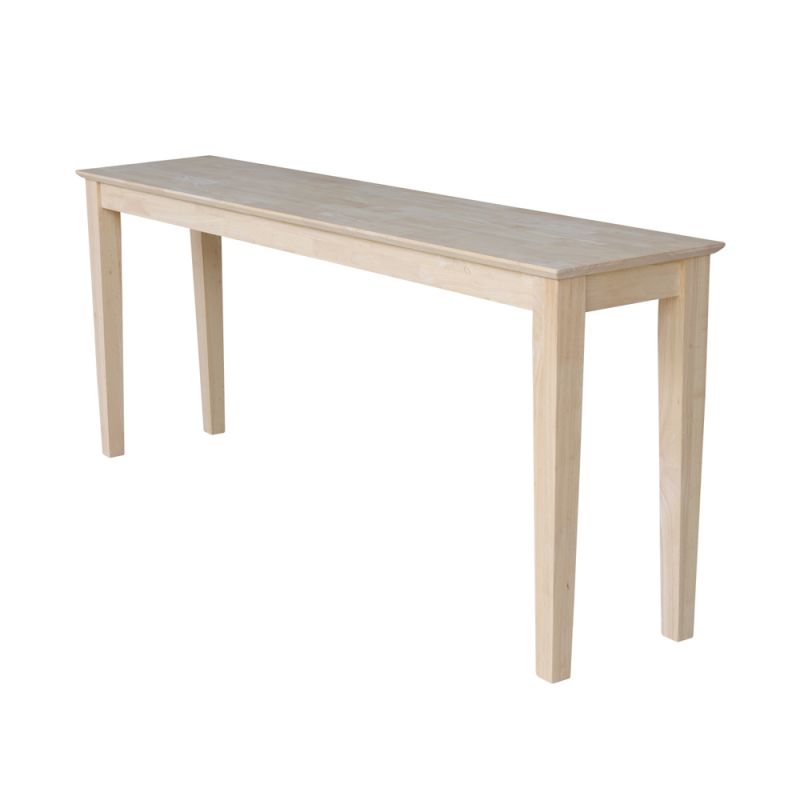 International Concepts - Shaker Console Table - Extended Length-72