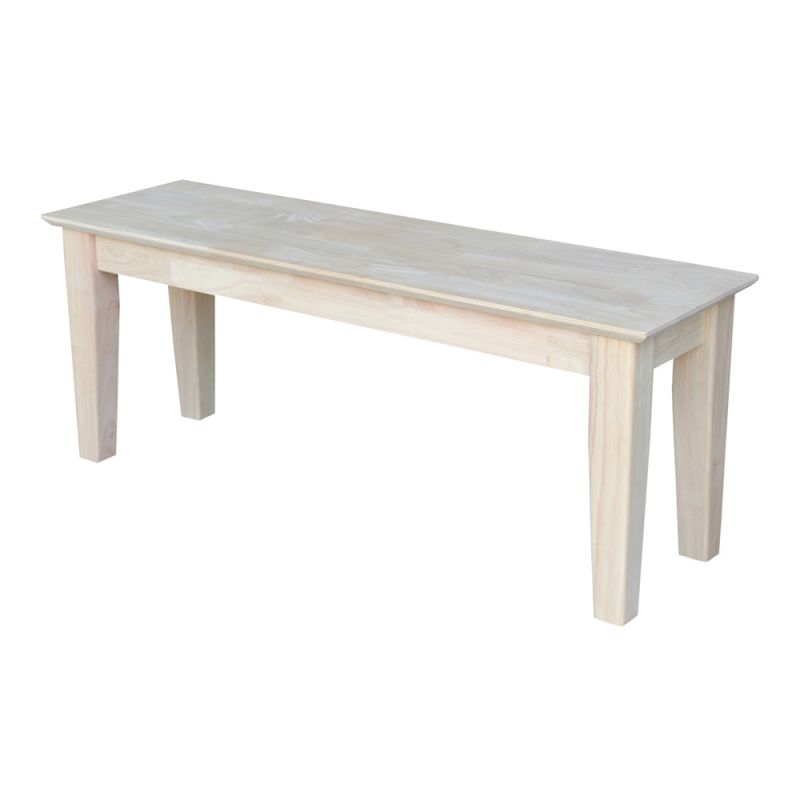 International Concepts - Shaker Style Bench - BE-47S