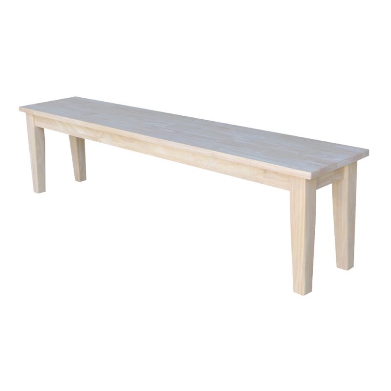 International Concepts - Shaker Style Bench - BE-72S