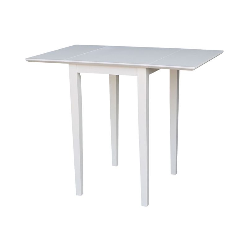 International Concepts - Small Dropleaf Table in White Finish - T08-2236D