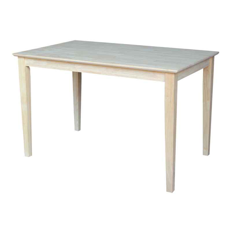 International Concepts - Solid Wood Top Table - Shaker Legs - K-3048-30S