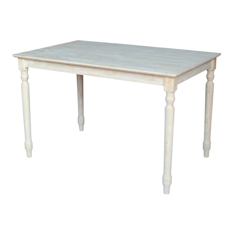 International Concepts - Solid Wood Top Table - Turned Legs - K-3048-330T