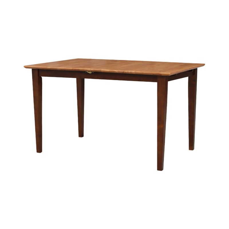 International Concepts - Table with Butterfly Extension - Dining Height in Cinnemon/Espresso Finish - K58-T32X-30S