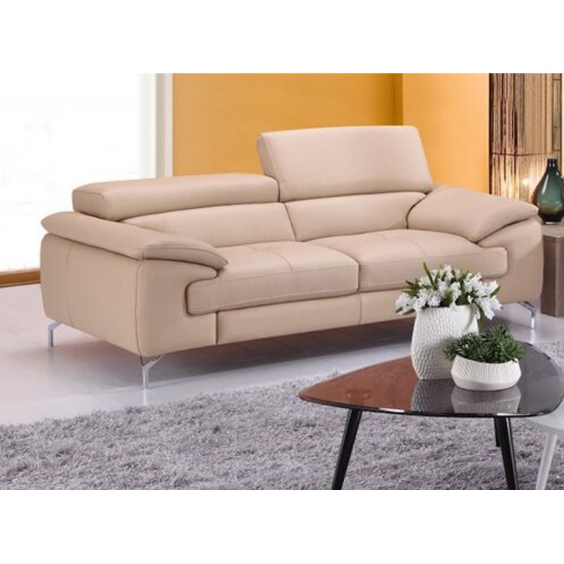 J&M Furniture - A973 Italian Leather Sofa in Peanut - 179061113-S