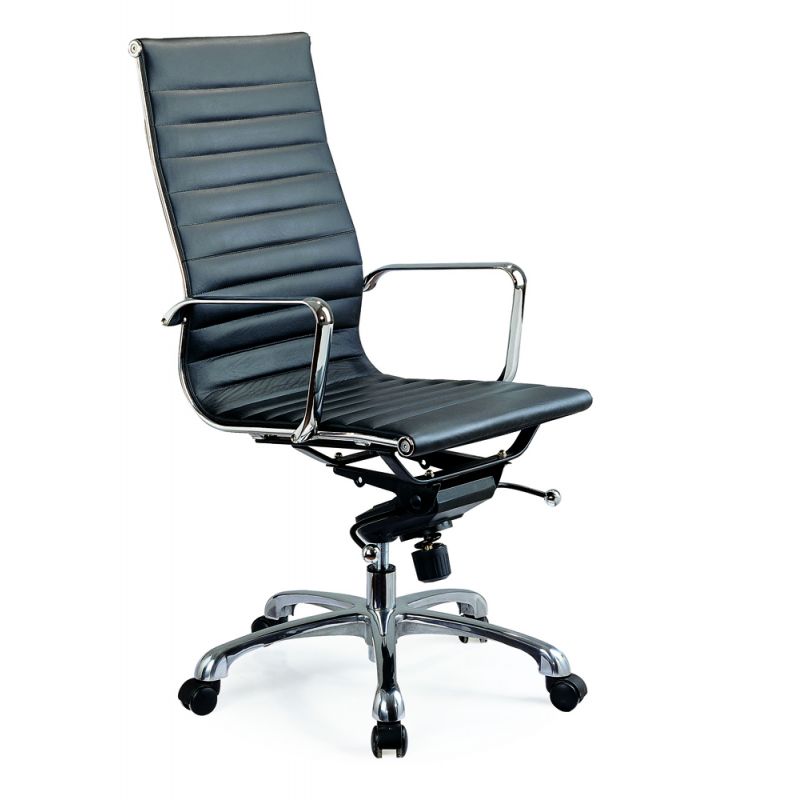 J&M Furniture - Comfy High Back Black Office Chair - 17660