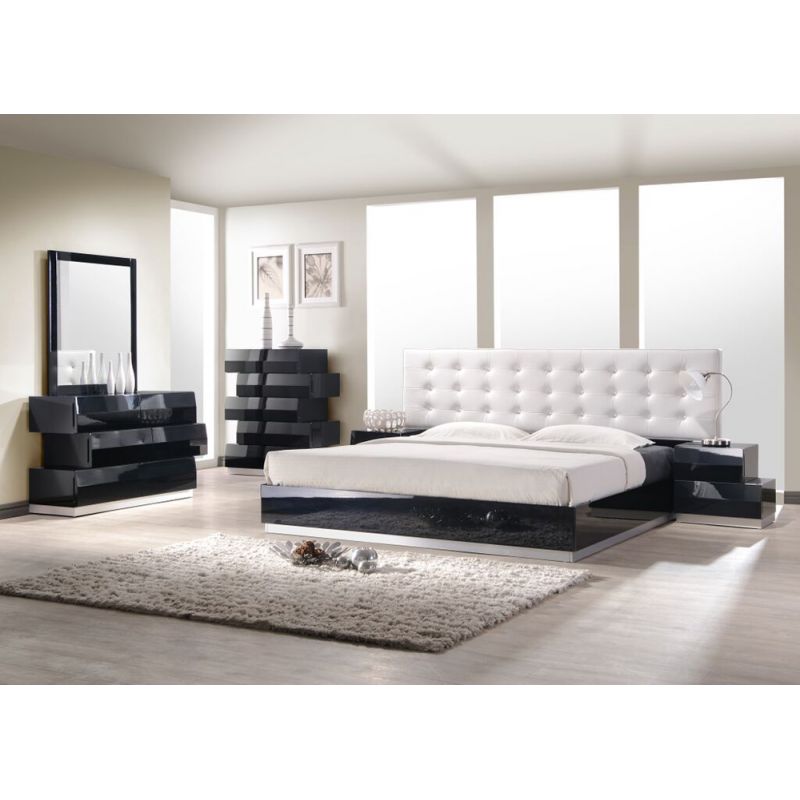 J&M Furniture - Milan 6-Piece Queen Bedroom Set Black