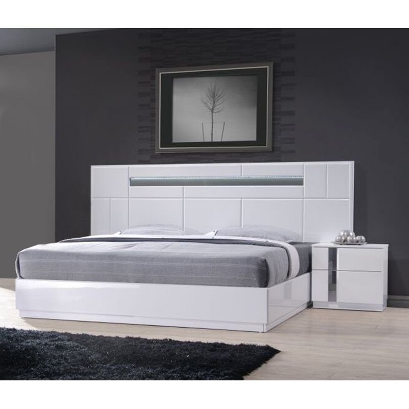 J&M Furniture - Palermo Queen Bed and Nightstand
