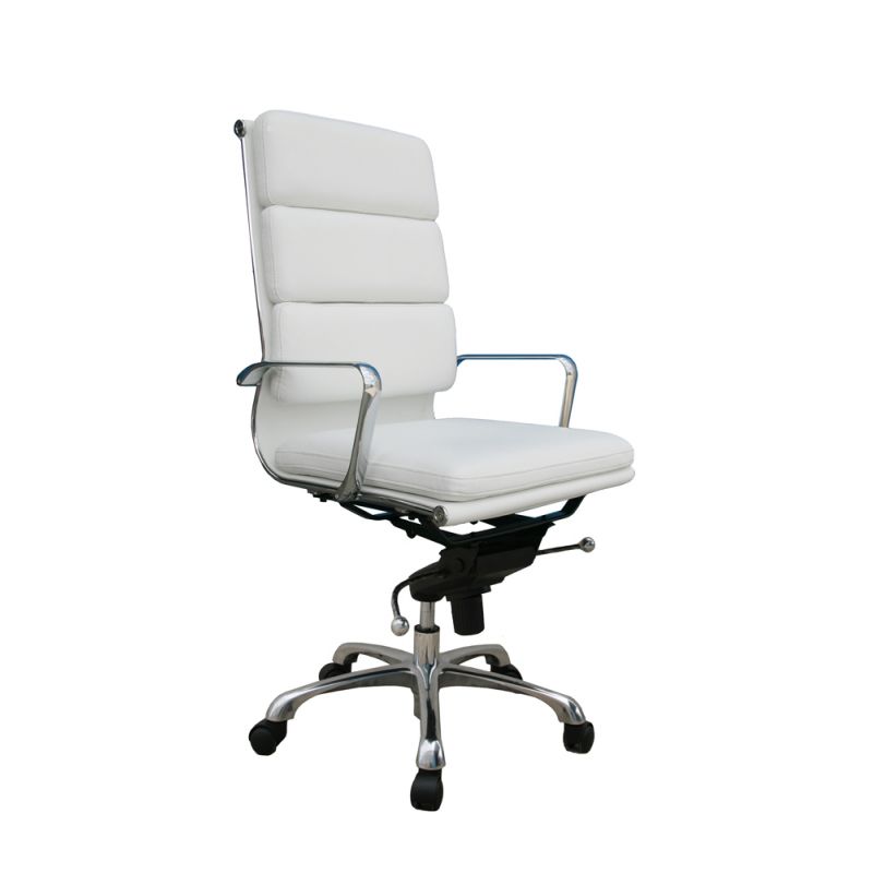 J&M Furniture - Plush White High Back Office Chair - 176472