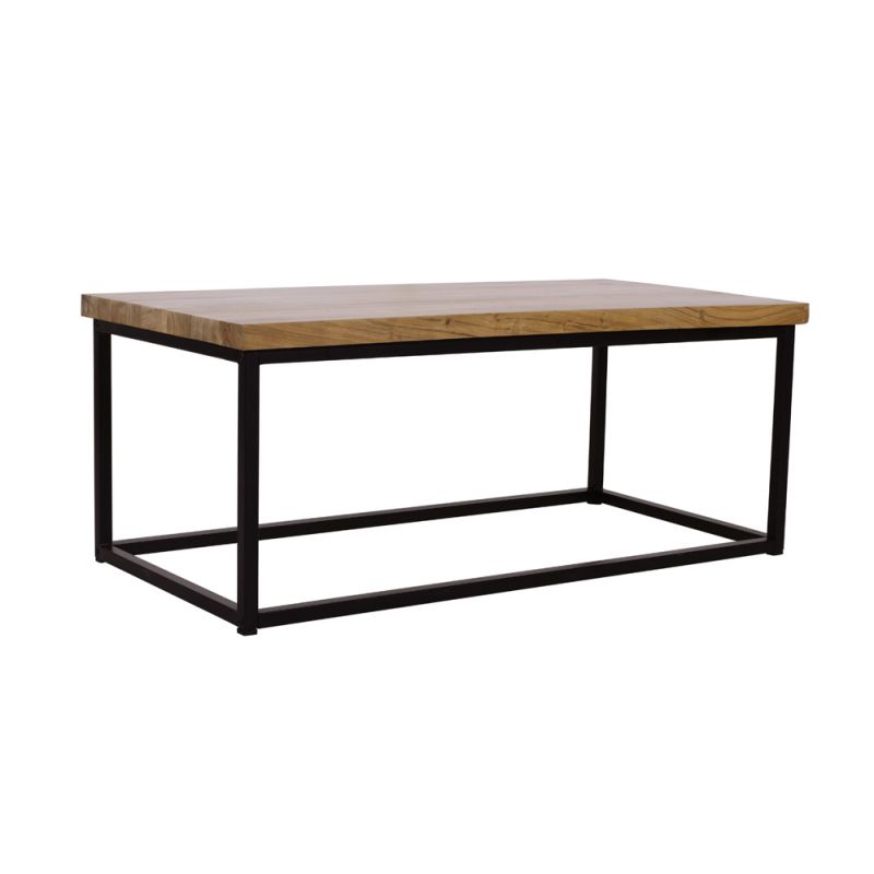 Jofran - Ames Solid Wood Modern Coffee Table - Natural and Black - 2058-1