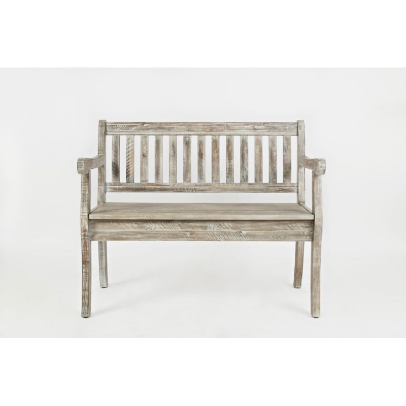 Jofran - Artisan's Craft Storage Bench in ashed Grey - 1743-42