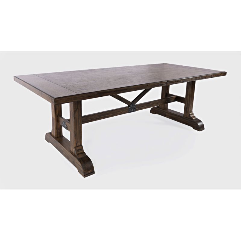 Jofran - Bakersfield 110'' Dining Table with Extension - Wire Brush Brown - 1901-110TBKT