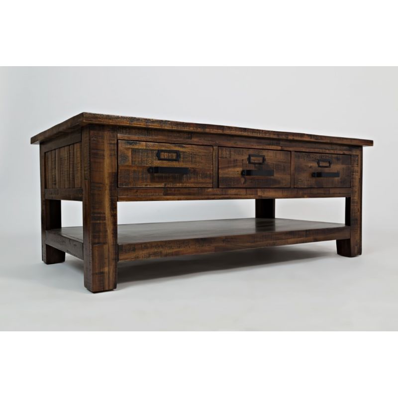 Jofran - Cannon Valley Three Draer Cocktail Table - 1510-1