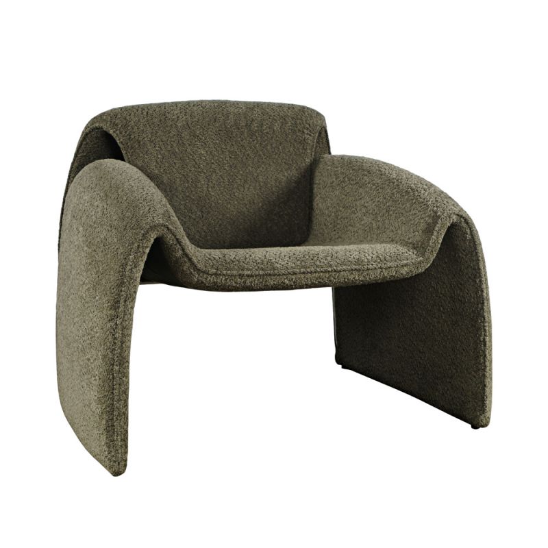 Jofran - Dolce Mid-Century Modern Bent Angle Upholstered Accent Chair - DOLCE-CH-FOR