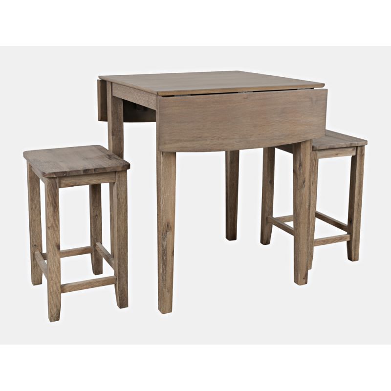 Jofran - Eastern Tides Three Piece Backless Counter Height Dining Set - 2148-48BS175KDKT