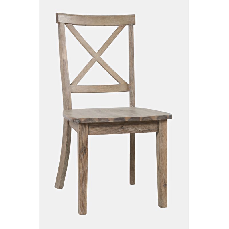 Jofran - Eastern Tides X-Back Coastal Acacia Dining Chair (Set of 2) - 2148-370KD