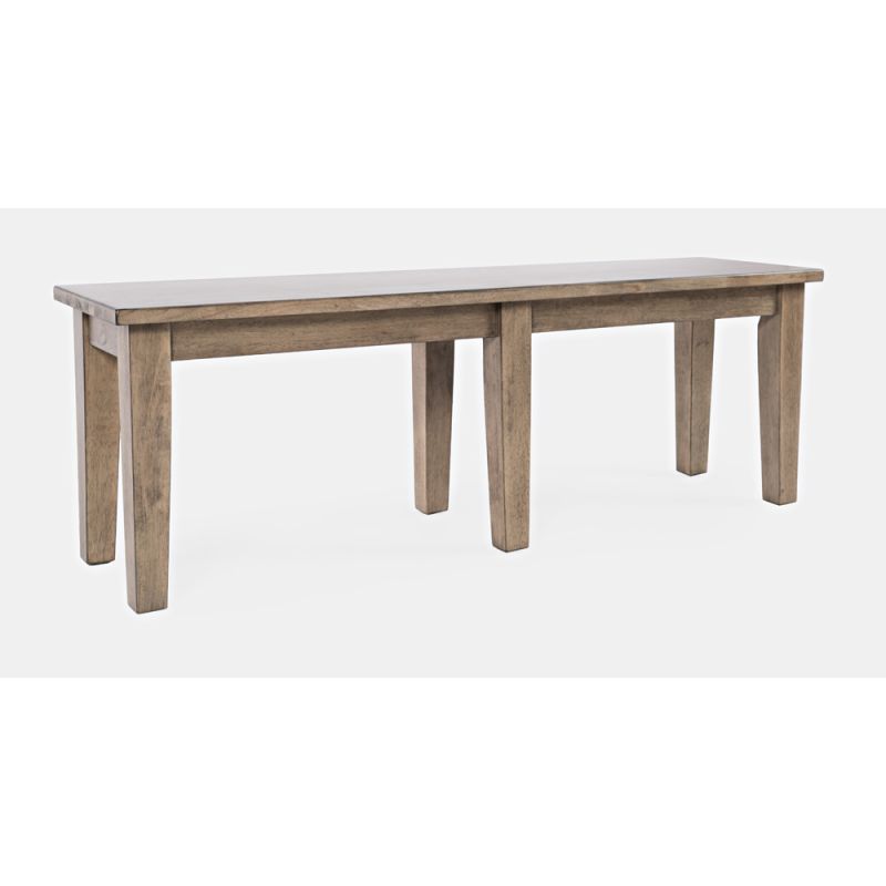 Jofran - Prescott Park 52'' Solid Wood Dining Bench - Taupe - 1936-52KD