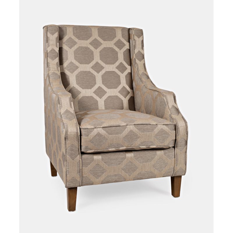 Jofran - Sanders Accent Chair - Taupe - SANDERS-CH-TAUPE