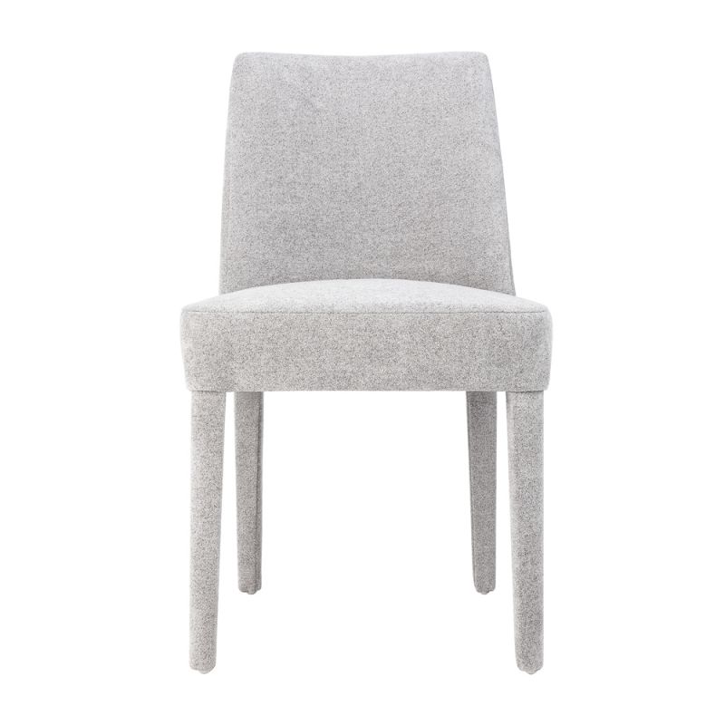 Jofran - Wilson Mid-Century Modern Contemporary Upholstered Vintage Dining Chair (Set of 2) Platinum - 2271-WILSONCHPLT