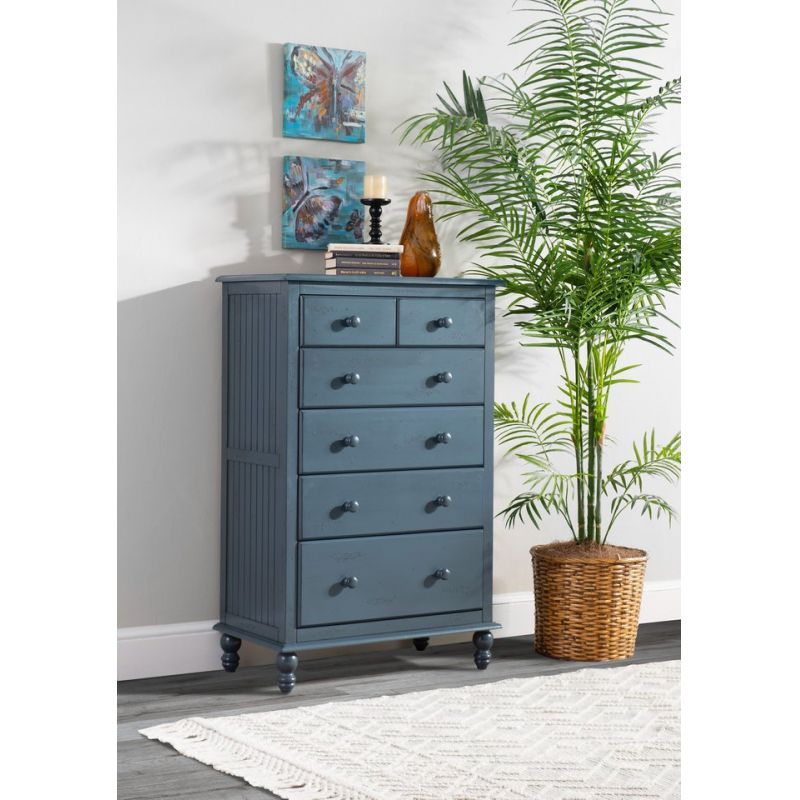 John Thomas Furniture - Cottage - 5 Drawer Chest in Denim - BD81-2005N