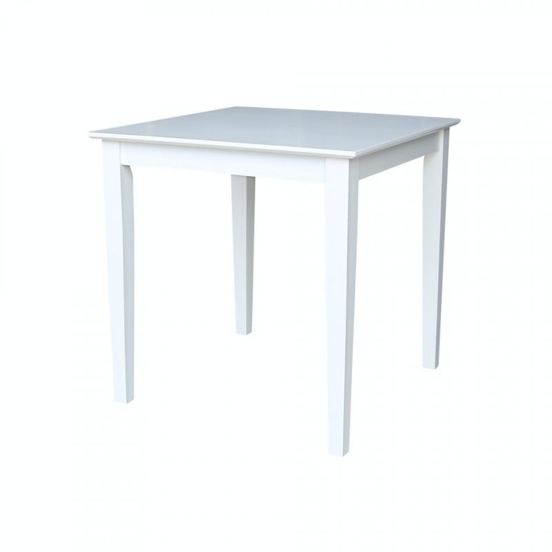 John Thomas Furniture - Dining Essentials - 30'' Square Table w/ 30''H Shaker Legs - T08-3030T_T08-30S