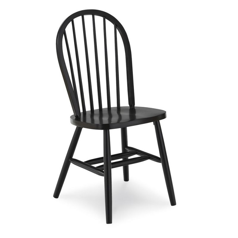 John Thomas Furniture - Dining Essentials - Black Windsor Chair - C46-112