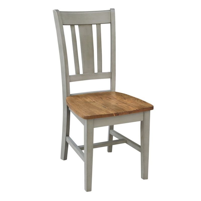 John Thomas Furniture - Dining Essentials - Hickory/Stone San Remo Chair (RTA) - CI41-10