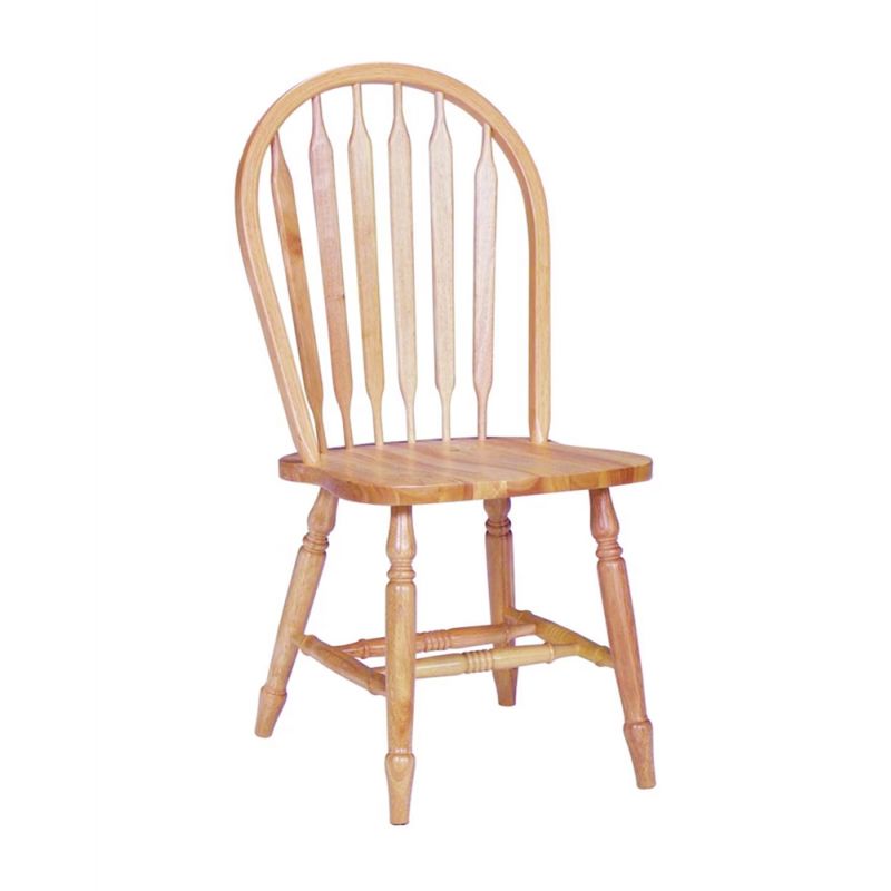 John Thomas Furniture - Dining Essentials - Natural Windsor Arrowback Chair - C01-113