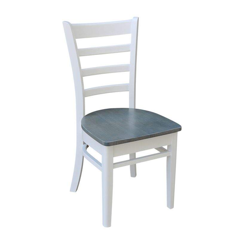 John Thomas Furniture - Dining Essentials - White/Gray Emily Chair (RTA) - C05-617