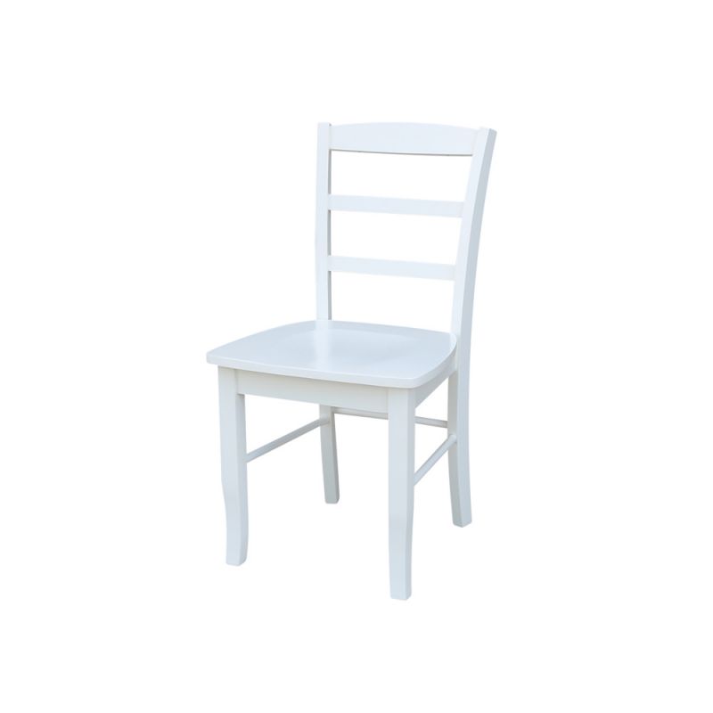 John Thomas Furniture - Dining Essentials - White Madrid Chair (RTA) - C08-2