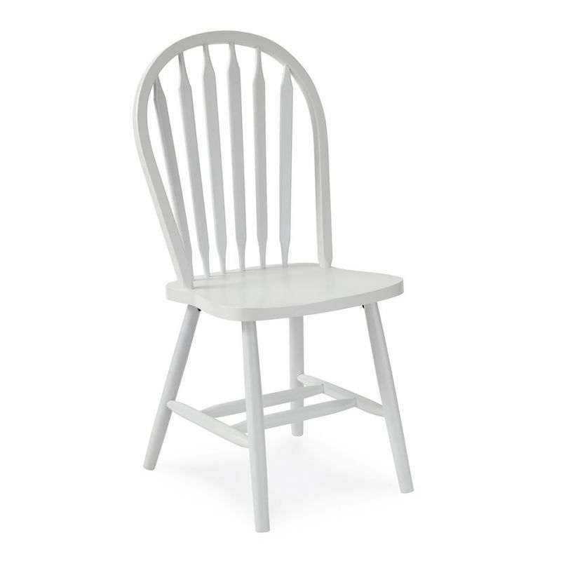 John Thomas Furniture - Dining Essentials - White Windsor Arrowback Chair - C08-113