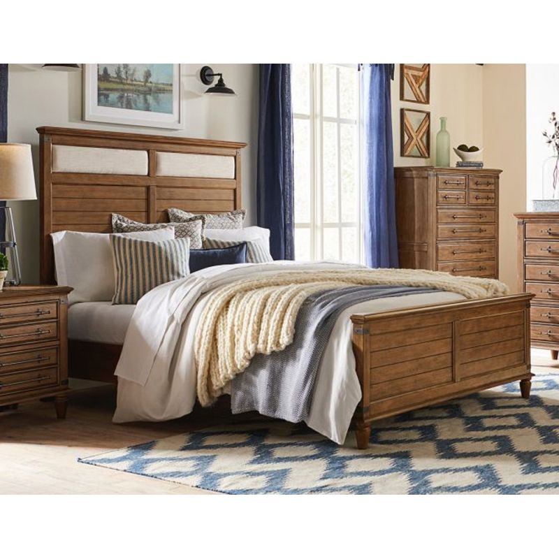 John Thomas Furniture - Farmhouse Chic - King Bed in Bourbon - BD42-901KH_BD42-901KF_BD42-901KR