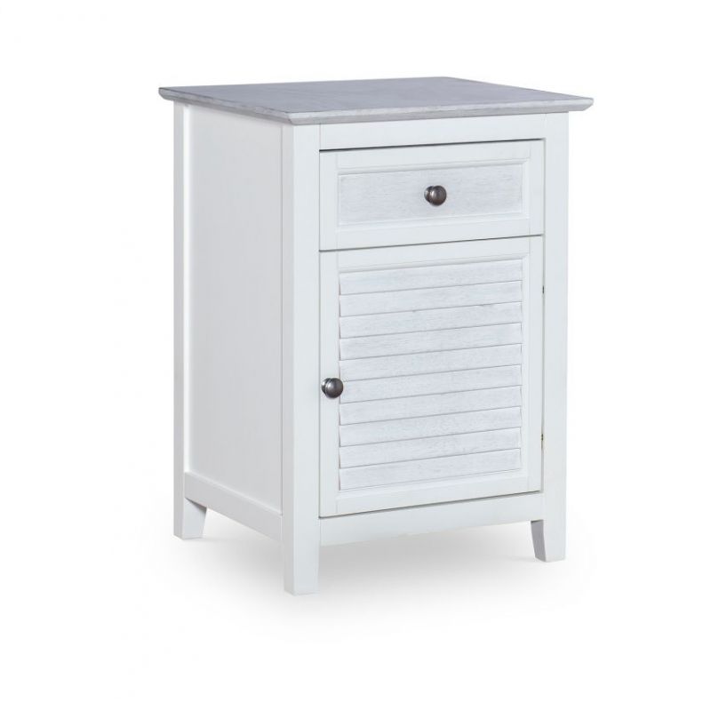 John Thomas Furniture - Hampton - 1 Drawer / Door Nightstand - BD128-1201DN