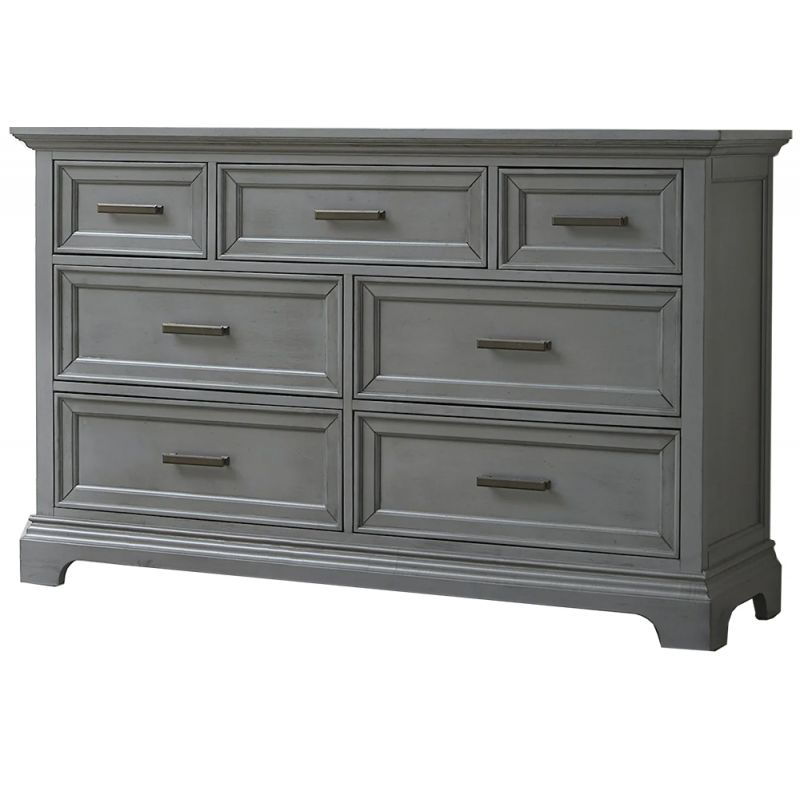 John Thomas Furniture - Summit - 7D Dresser in Heather Gray - BD105-3007