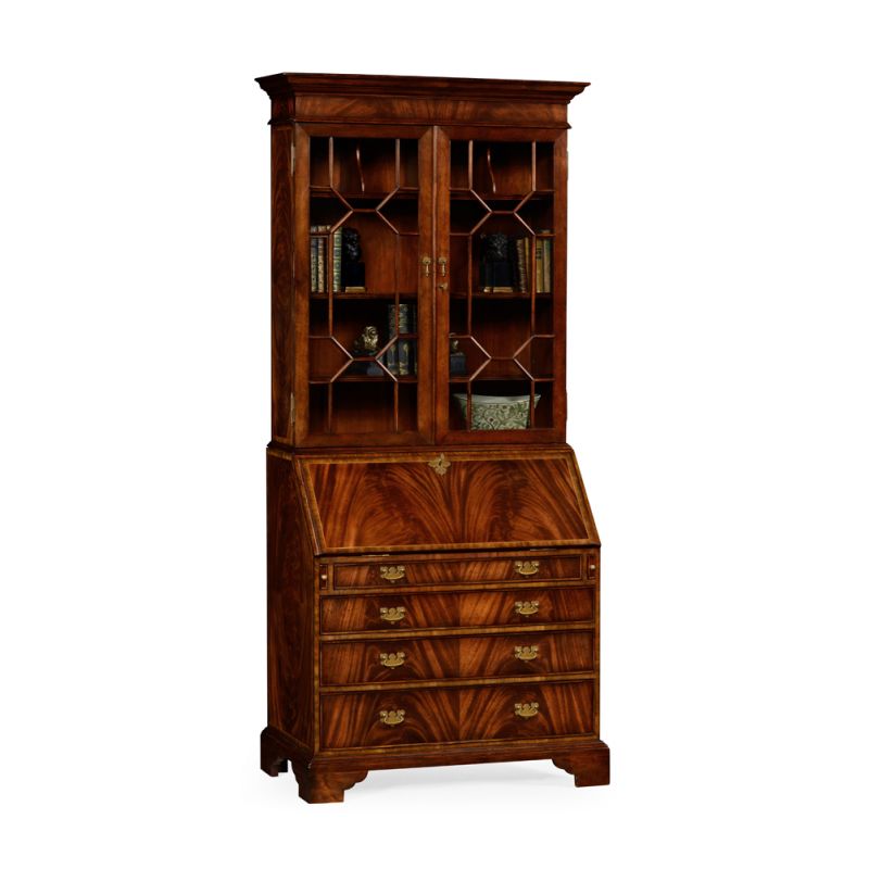 Jonathan Charles Fine Furniture - Buckingham Georgian Style Mahogany Cabinet with Glazed Bars - 492260-MAH