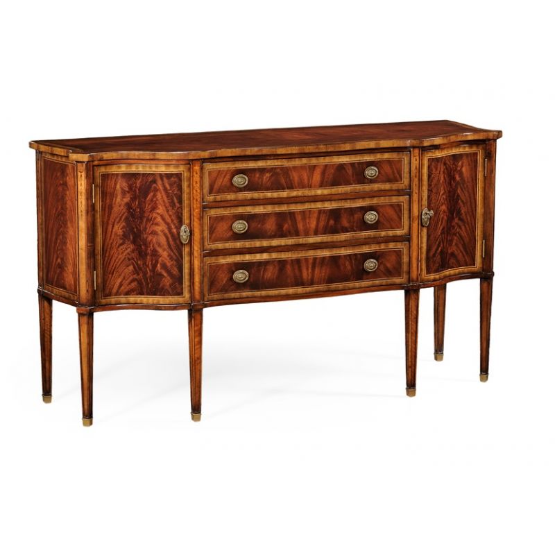 Jonathan Charles Fine Furniture - Buckingham Mahogany Sideboard with Curved Doors - 492637-MAH